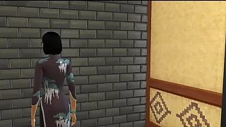 stepSon blackmails his stepmom for an morose massage after he caught the brush being a masseuse  | Asian procreator And stepSon